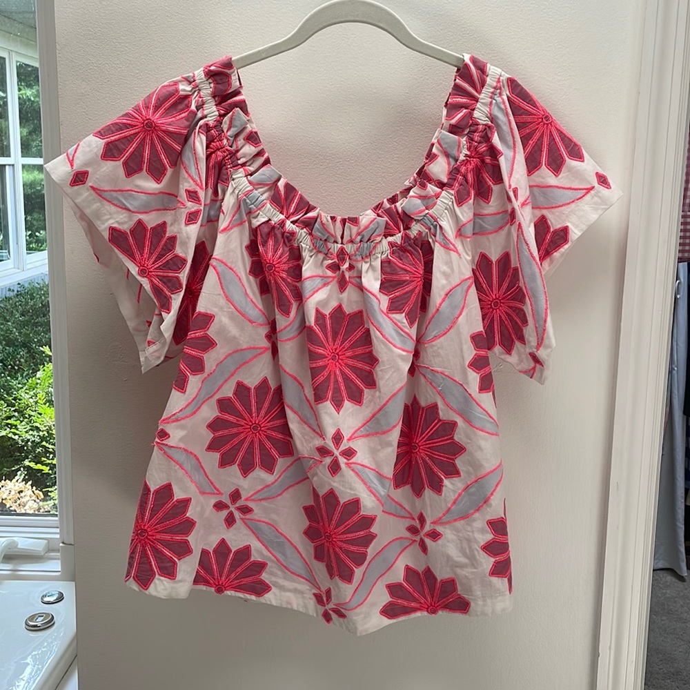 Maeve by Anthropologie embroidered top